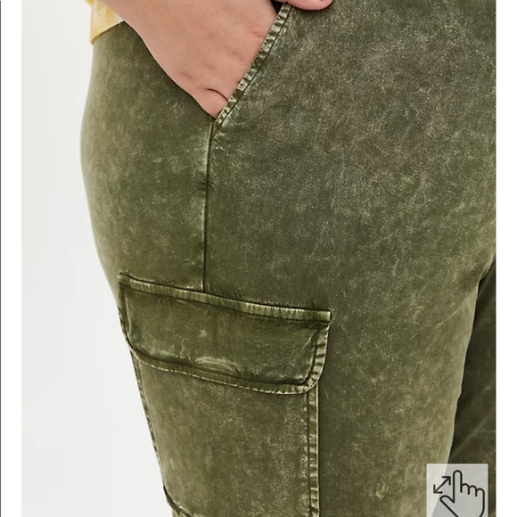 Torrid olive green washed jogger - Picture 5 of 5